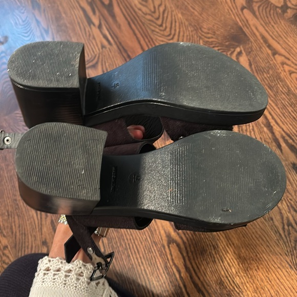 Top shop black block heels size 9 - Picture 4 of 6